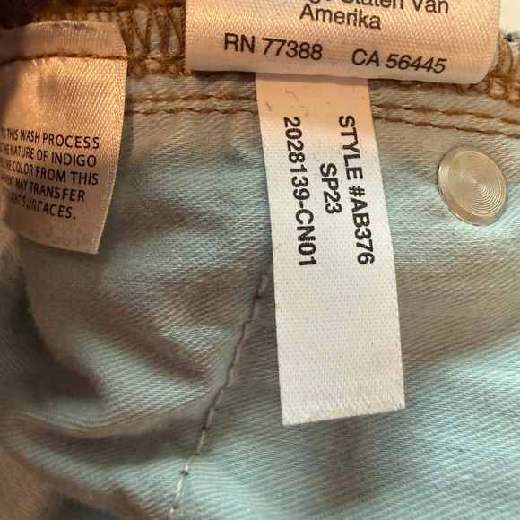 J.Crew 9 Inch Demi Boot Crop Jeans Dark Wash Button Fly Women's Size 33 - Picture 9 of 9